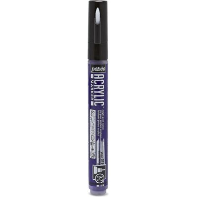 Marqueur Acrylique Violet Pebeo - Pointe 0,7mm - Publicité Marqueur Acrylique Violet Pebeo - Pointe 0,7mm - Publicité