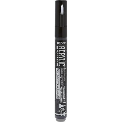 Pebeo Modèle 0,7mm Marqueur Acrylique Noir - Type Acrylique Pebeo Modèle 0,7mm Marqueur Acrylique Noir - Type Acrylique