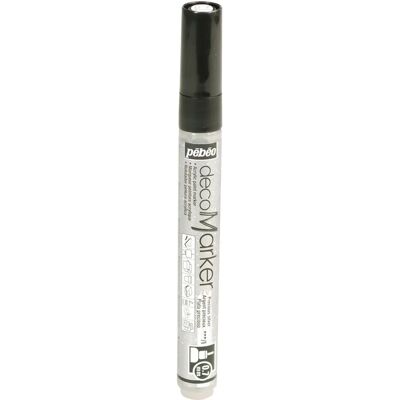 Pebeo Silber Acryl Marker 0,7 mm - Dauerhafte Farbe für Oberflächen Pebeo Silber Acryl Marker 0,7 mm - Dauerhafte Farbe für Oberflächen