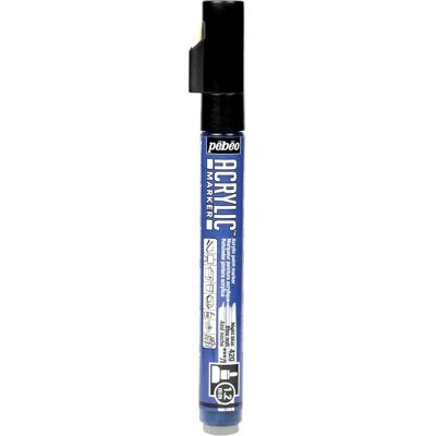 Marqueur Acrylique Bleu Nuit Pebeo 1.2mm Pointe - Marqueur Acrylique Marqueur Acrylique Bleu Nuit Pebeo 1.2mm Pointe - Marqueur Acrylique