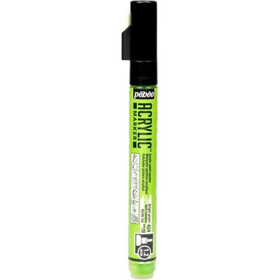 Marqueur acrylique vert vif Pebeo 1,2mm - Surfaces - Publicité Marqueur acrylique vert vif Pebeo 1,2mm - Surfaces - Publicité
