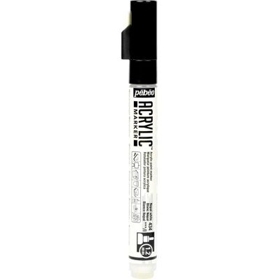 Marqueur Acrylique Nepal Blanc Pebeo - Fin 1,2mm - Fournitures d'Art Marqueur Acrylique Nepal Blanc Pebeo - Fin 1,2mm - Fournitures d'Art