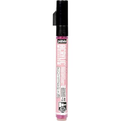 Marker Akrylowy Pebeo - Końcówka 1,2mm Różowy Szlachetny - Marker Akrylowy Marker Akrylowy Pebeo - Końcówka 1,2mm Różowy Szlachetny - Marker Akrylowy