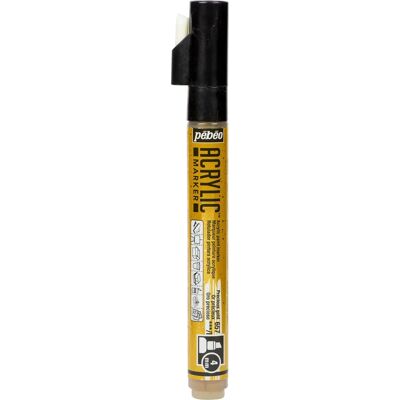 Marker akrylowy Pebeo 4mm Szpiczasty Złoto - Marker akrylowy Marker akrylowy Pebeo 4mm Szpiczasty Złoto - Marker akrylowy