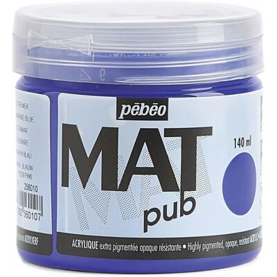 Farba Akrylowa Ultramarine Pebeo - 140ml, Sztuka i Rękodzieło Farba Akrylowa Ultramarine Pebeo - 140ml, Sztuka i Rękodzieło