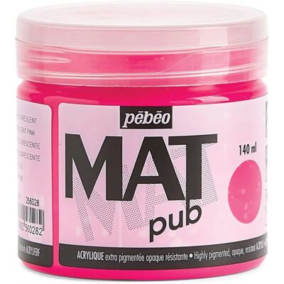 Pebeo Modell: 140ml Fluoreszierend Rosa Acrylfarbe - Produkttyp Pebeo Modell: 140ml Fluoreszierend Rosa Acrylfarbe - Produkttyp