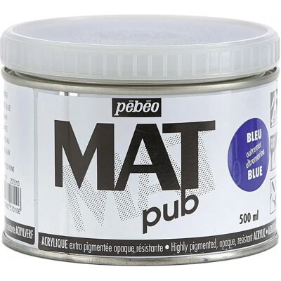 Pebeo Ultramarinblau 500ml Acrylfarbe - Künstlerfarbe Pebeo Ultramarinblau 500ml Acrylfarbe - Künstlerfarbe