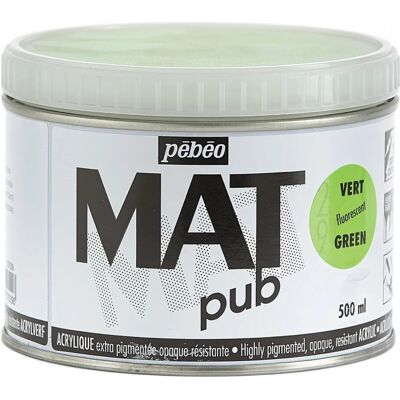 Pebeo Mat Pub Fluoreszierend grün Acrylfarbe - Acrylfarbe Pebeo Mat Pub Fluoreszierend grün Acrylfarbe - Acrylfarbe