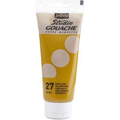 ART PÉBÉO - Gouache Paint - Yellow Ochre - 100 ml - Paint ART PÉBÉO - Gouache Paint - Yellow Ochre - 100 ml - Paint