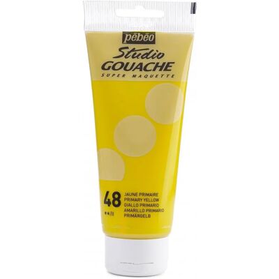 Pebeo 100 ml Studio Gouache - Primaire Geel - Gouacheverf Pebeo 100 ml Studio Gouache - Primaire Geel - Gouacheverf