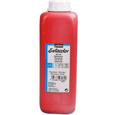 Pebeo - Setacolor Opak - Stofffarbe - Rot - 1L Pebeo - Setacolor Opak - Stofffarbe - Rot - 1L