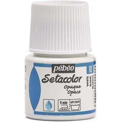 Pebeo Weiße Textilfarbe - 45 ml - Stofffarbe Pebeo Weiße Textilfarbe - 45 ml - Stofffarbe