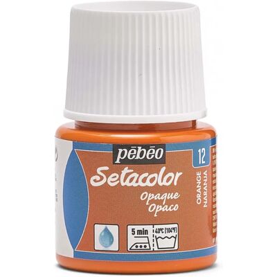 Peinture opaque pour textiles Pébéo Setacolor - Orange - 45 ml - Peinture textile - Publicité Peinture opaque pour textiles Pébéo Setacolor - Orange - 45 ml - Peinture textile - Publicité