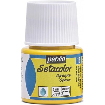 Pebeo Setacolor Opaque Fabric Paint - Buttercup - 45ml - Fabric Paint Pebeo Setacolor Opaque Fabric Paint - Buttercup - 45ml - Fabric Paint