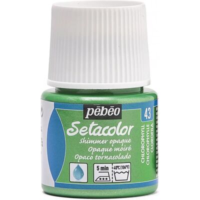 Pébéo Chlorophyll Stofffarbe Set - Metallischer Effekt - 45ml Pébéo Chlorophyll Stofffarbe Set - Metallischer Effekt - 45ml