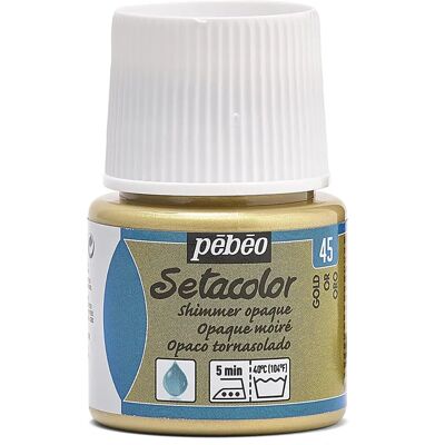 Pébéo Złota Farba na Tkaniny - Efekt Metaliczny - 45ml Pébéo Złota Farba na Tkaniny - Efekt Metaliczny - 45ml
