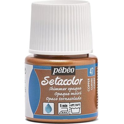 Peinture pour tissu cuivre Setacolor - 45ml - Peinture textile - Publicité Peinture pour tissu cuivre Setacolor - 45ml - Peinture textile - Publicité