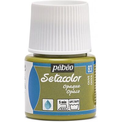 PéBéo Peinture Textile Vert Olive Setacolor Opaque - 45ml - Publicité PéBéo Peinture Textile Vert Olive Setacolor Opaque - 45ml - Publicité