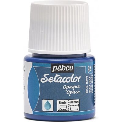 Pébéo Peinture Tissu Bleu Jean - 45ml, Haute Couvrance - Publicité Pébéo Peinture Tissu Bleu Jean - 45ml, Haute Couvrance - Publicité