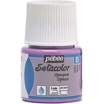 Pébéo Lilac Textile Setacolor Opaque Paint - 45ml - Fabric Decor Pébéo Lilac Textile Setacolor Opaque Paint - 45ml - Fabric Decor