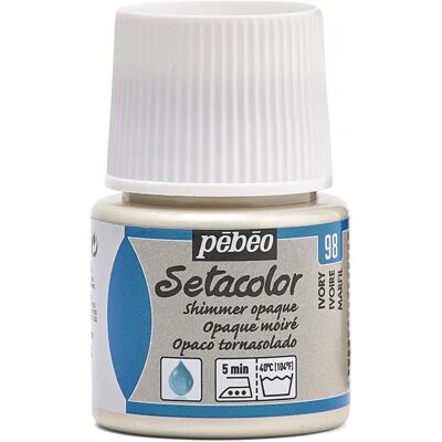 Pébéo Tinta Metálica para Tecido - Marfim - 45ml Pébéo Tinta Metálica para Tecido - Marfim - 45ml