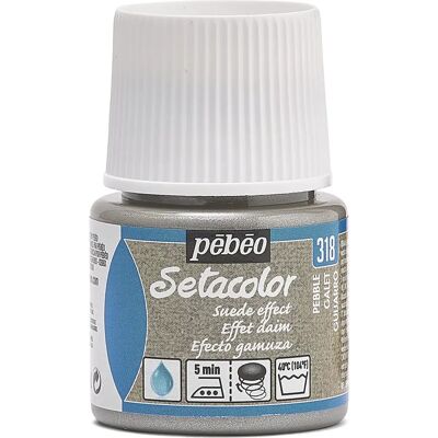 Pébéo Tekstylowa Farba Szara - Efekt zamszu - 45ml - Farba do tkanin Pébéo Tekstylowa Farba Szara - Efekt zamszu - 45ml - Farba do tkanin