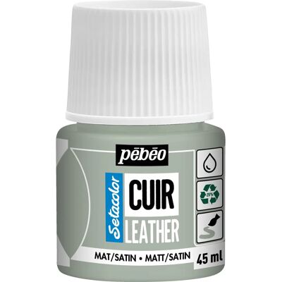 Peinture cuir Pebeo Setacolor - Vert sauge - Peinture pour cuir - Publicité Peinture cuir Pebeo Setacolor - Vert sauge - Peinture pour cuir - Publicité