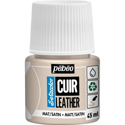 Pebeo Lederfarbe Setacolor - Rosa Beige - Lederfarbe Pebeo Lederfarbe Setacolor - Rosa Beige - Lederfarbe