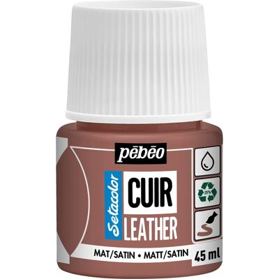 Peinture pour cuir Pebeo Setacolor 45ml - Terre cuite - Peinture pour cuir - Publicité Peinture pour cuir Pebeo Setacolor 45ml - Terre cuite - Peinture pour cuir - Publicité