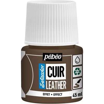 Pebeo Leather Effect Paint - Metal Bronze - Leather Effect - Art Supplies Pebeo Leather Effect Paint - Metal Bronze - Leather Effect - Art Supplies