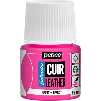 Peinture cuir Pebeo Setacolor 45ml 48 Rose fluorescent - Peinture cuir - Publicité Peinture cuir Pebeo Setacolor 45ml 48 Rose fluorescent - Peinture cuir - Publicité