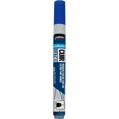 Marqueurs de peinture pour cuir Pebeo Setacolor - Bleu ultramarin - Publicité Marqueurs de peinture pour cuir Pebeo Setacolor - Bleu ultramarin - Publicité