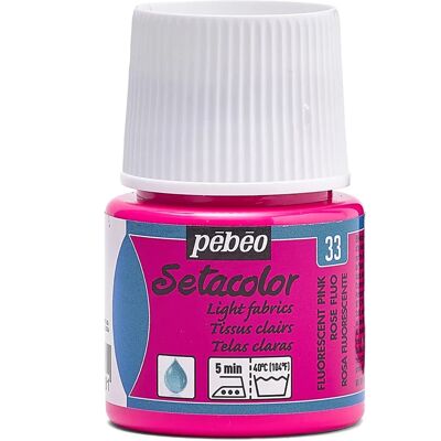Pebeo Setacolor Light Fabrics Paint 45ml - Fabric Paint Pebeo Setacolor Light Fabrics Paint 45ml - Fabric Paint