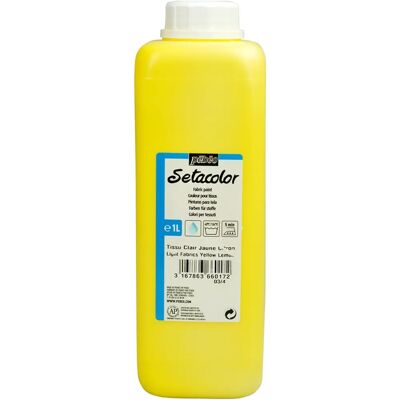 Pebeo - Setacolor Zitronengelb - 1000 ml - Stofffarbe Pebeo - Setacolor Zitronengelb - 1000 ml - Stofffarbe