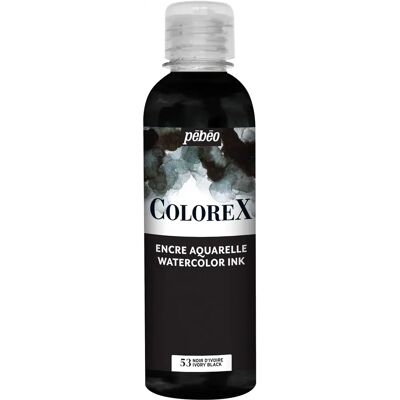 Encre aquarelle Colorex de Pébéo - 250 ml - Publicité Encre aquarelle Colorex de Pébéo - 250 ml - Publicité