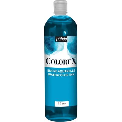 Pebeo Colorex Wassertinte Cyan - Wasserfarbe Pebeo Colorex Wassertinte Cyan - Wasserfarbe