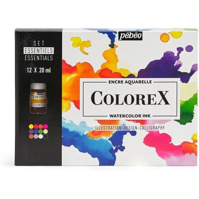 Pebeo Markens Colorex Aquarellfarbe - 12 Farben - 20ml Pebeo Markens Colorex Aquarellfarbe - 12 Farben - 20ml
