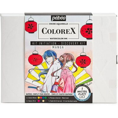 Pebeo Upptäckssats - Manga Vattenbläck - Konstmaterial Pebeo Upptäckssats - Manga Vattenbläck - Konstmaterial