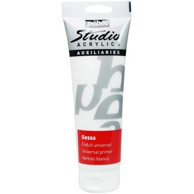 Pébéo Biały Gesso - 250 ml - Materiały artystyczne Pébéo Biały Gesso - 250 ml - Materiały artystyczne