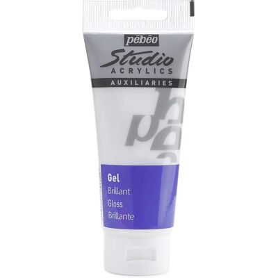 Pébéo Weiß Acryl Gel - Glänzende Oberfläche - 100 ml Pébéo Weiß Acryl Gel - Glänzende Oberfläche - 100 ml