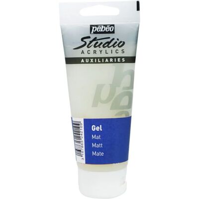 Pebeo Studio Acrylics Matt Gel - 100ml - Malergel Pebeo Studio Acrylics Matt Gel - 100ml - Malergel