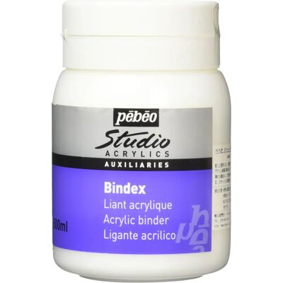 Pebeo Marke Acrylfarben Bindex Glanz - Acrylbinder für Collagen 500ml Pebeo Marke Acrylfarben Bindex Glanz - Acrylbinder für Collagen 500ml