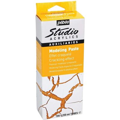 Pebeo Studio Acrylmodellierpaste - Crackling Effekt-Set Pebeo Studio Acrylmodellierpaste - Crackling Effekt-Set