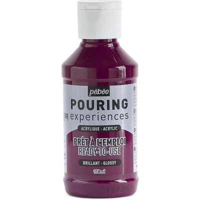 Pébéo Magenta Akrylowa Farba do Wylewania - 118ml - Farba do Technik Wylewania Pébéo Magenta Akrylowa Farba do Wylewania - 118ml - Farba do Technik Wylewania