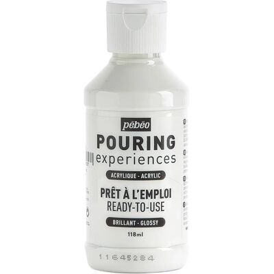 Pébéo Biała akrylowa farba do wylewania - Farba akrylowa do pouring - 118 ml Pébéo Biała akrylowa farba do wylewania - Farba akrylowa do pouring - 118 ml