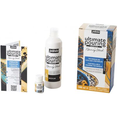 Pébéo Markennamen - Buntfarbenes Kunstmaterial - 500 ML Gießset - Flüssige & Zelleffekte Pébéo Markennamen - Buntfarbenes Kunstmaterial - 500 ML Gießset - Flüssige & Zelleffekte