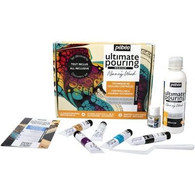 Pebeo Ultimate Medium Pouring Discovery Set - Kunstbedarf Pebeo Ultimate Medium Pouring Discovery Set - Kunstbedarf