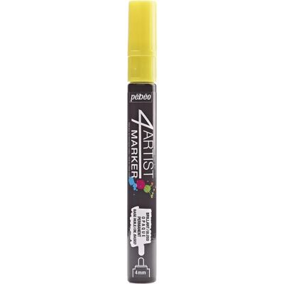 Pebeo 4Artist Ölbasierte Marker Penne - 4MM RUND, Gelb - Marker Penne - Öl-basiert - Gelb - 4MM - Pebeo Pebeo 4Artist Ölbasierte Marker Penne - 4MM RUND, Gelb - Marker Penne - Öl-basiert - Gelb - 4MM - Pebeo