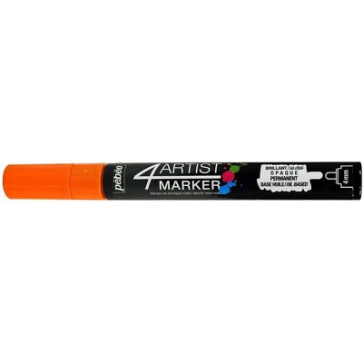 Pebeo 4Artist Marqueurs à base d'huile - 4MM ROND, Orange - Marqueur Pebeo 4Artist Marqueurs à base d'huile - 4MM ROND, Orange - Marqueur