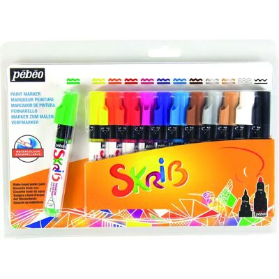 Pebeo Modellierer Rainbow Gouache Set - Marker für Kunst & Basteln Pebeo Modellierer Rainbow Gouache Set - Marker für Kunst & Basteln